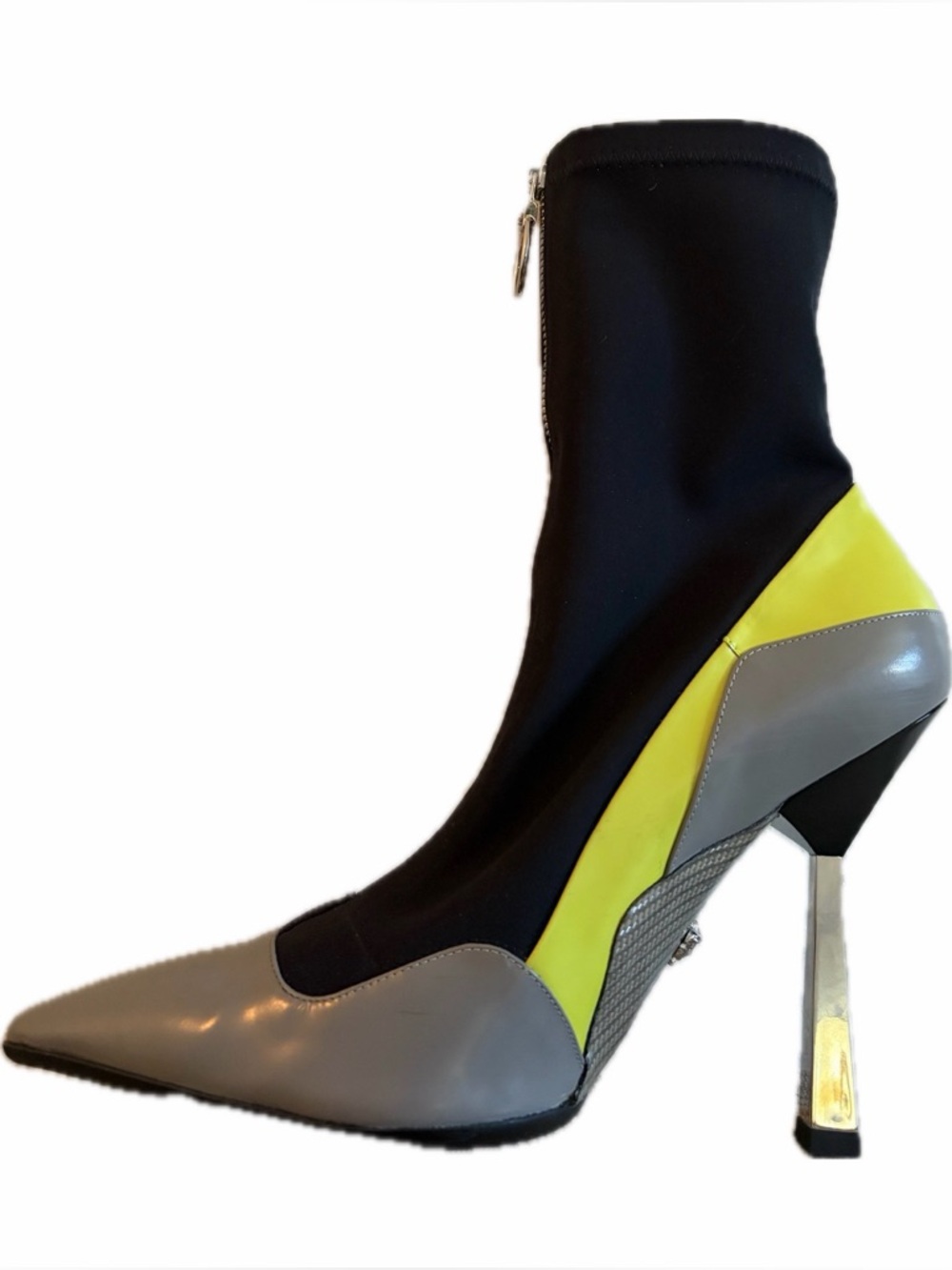VERSACE Multicolor Leather Boots – EU 39 – Made in Italy